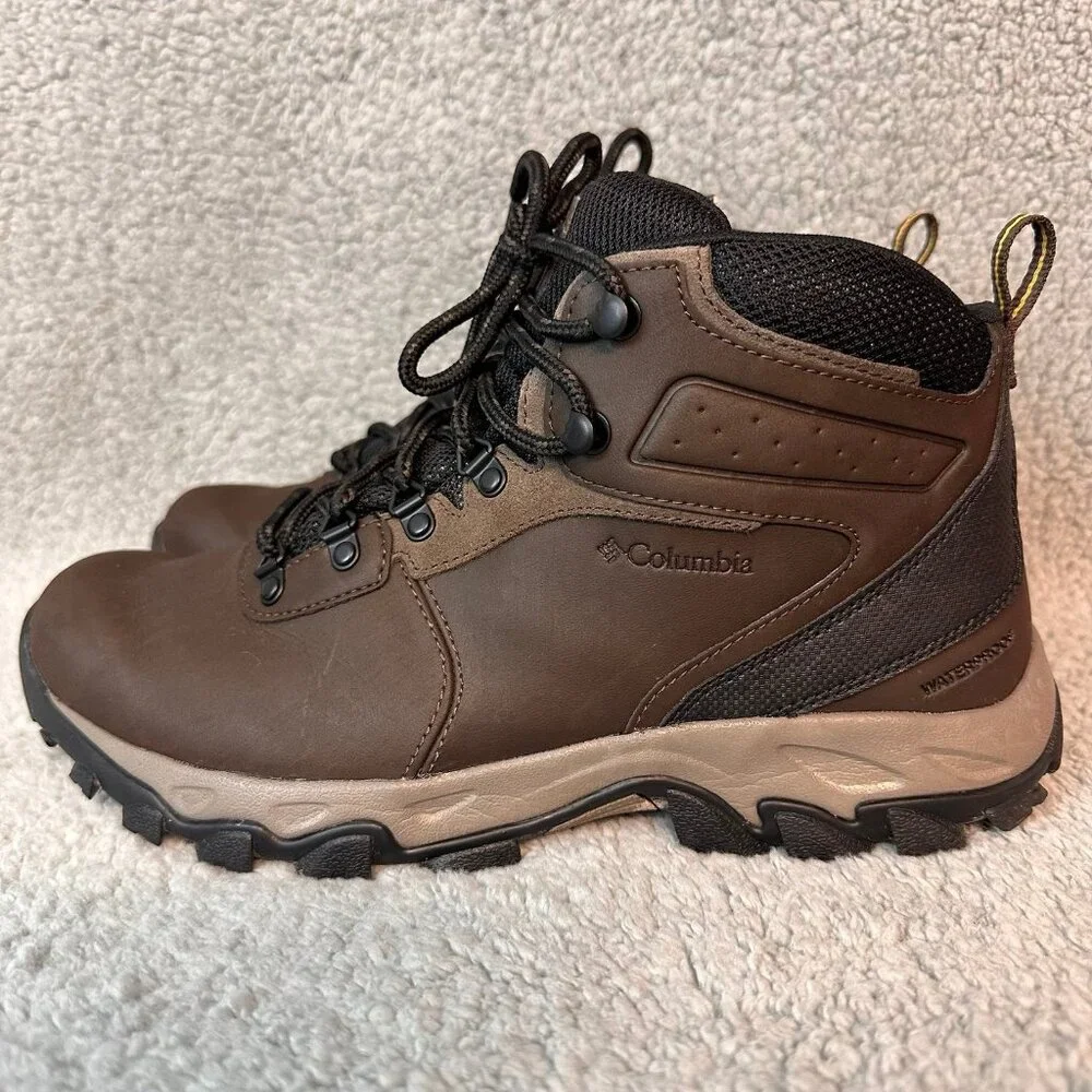 Columbia Newton Ridge II Men’s size 10.5 Wide Brown Waterproof hiking boots